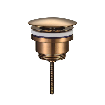 Wiesbaden Caral open afvoerplug 5/4'' geborsteld brons koper