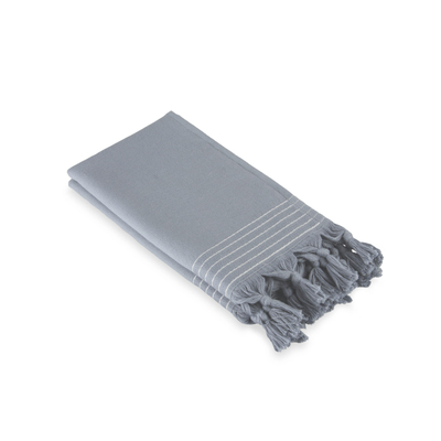 Walra Soft Cotton Hamam Gastendoek set van 2 30x50cm 360 g/m2 Blauw OUTLETSTORE