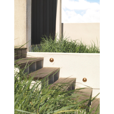 Astro Tivola Buiten Inbouwandlamp - LED - 3000K - messing