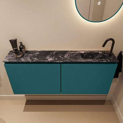 MONDIAZ TURE-DLUX 120cm toiletmeubel Smag. EDEN wastafel Lava positie rechts. Met 1 kraangat.