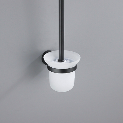 Fortifura Calvi Toiletborstelhouder - rond - Mat Zwart