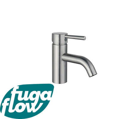 FugaFlow Eccelente Sobrado Badkamer Wastafelkraan - 14.6cm - opbouw - RVS geborsteld PVD