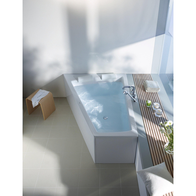 Duravit Paiova bad acryl afgeschuind links 170x130x46cm wit