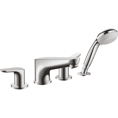 Hansgrohe Focus afbouwdeel 4 gats badrandkraan voor inbouwdeel 1324418 chroom