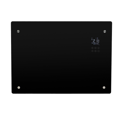 Eurom Alutherm Verre 1000 - Convectorkachel - wifi - Hangend/Staand - 1000watt - glas - mat zwart