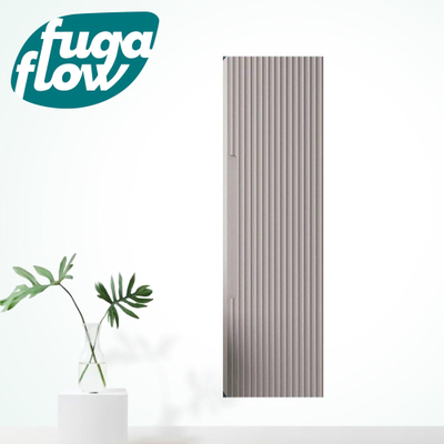 FugaFlow Eccelente Arredo Hoge Kast - 120x34.5x34.5cm - 1 deur - mat cotton (beige) - MDF