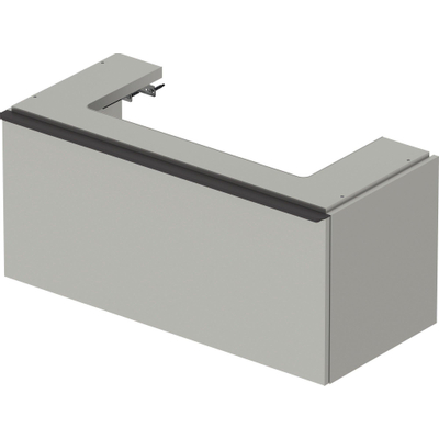 Duravit D-Neo wastafelonderkast 98.4x44x44.2cm 1 lade Betongrijs Mat