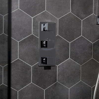 Ragno Rewind Vloer- en wandtegel hexagon 18x21cm 9.5mm R9 porcellanato Peltro