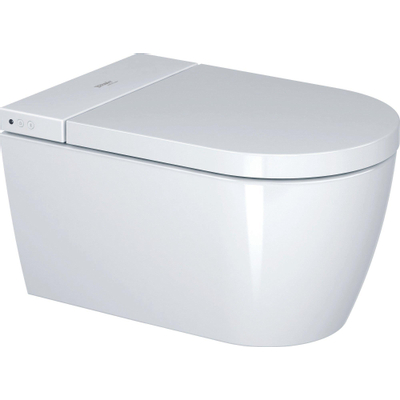 Duravit SensoWash Starck F Lite douchewc - 37.8x57.5cm - spoelrandloos - met closetzitting - glans wit