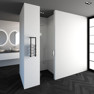 BRAUER Create Douchedeur - 60x200cm - profielloos - antikalk - 8mm veiligheidsglas - chroom glans