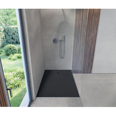 Duravit Sustano Douchebak - 120x80x3cm - Rechthoek - DuraSolid Antraciet mat