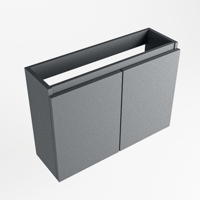 Mondiaz TURE fonteinonderkast - 70x22x50cm - 2 deuren - softclose - Plata