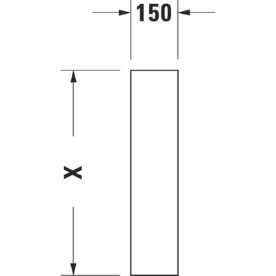 Duravit Philippe Starck 3 Wastafelzuil