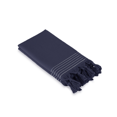 Walra Soft Cotton Hamam Gastendoek set van 2 30x50cm 360 g/m2 Navy OUTLETSTORE