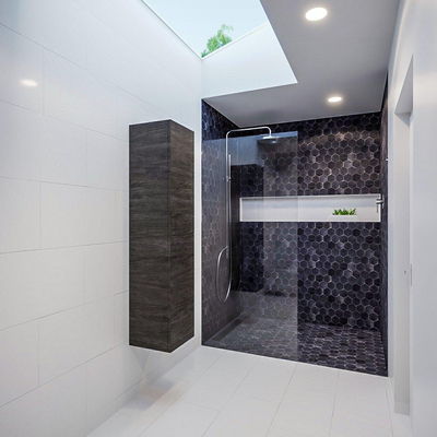 MONDIAZ BEAM Kolomkast - 160cm - 2 deuren - Dark brown