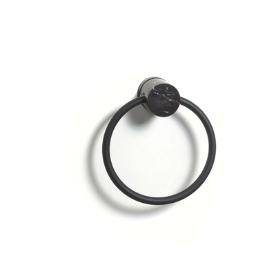 Aquanova Nero - Handdoekring - Black (zwart)