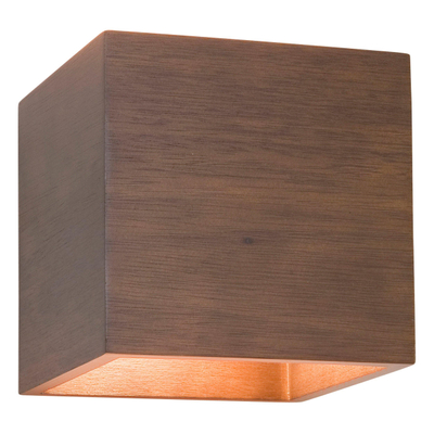 Astro Cremona Wandlamp 14x14x16.5cm IP20 fitting E14 walnoot