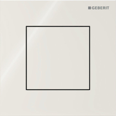 Geberit type 40 urinioir bedieningsplaat - pneumatisch - vierkant - zandgrijs