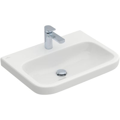 Villeroy & Boch Architectura wastafel 65x47cm met kraangat zonder overloop wit