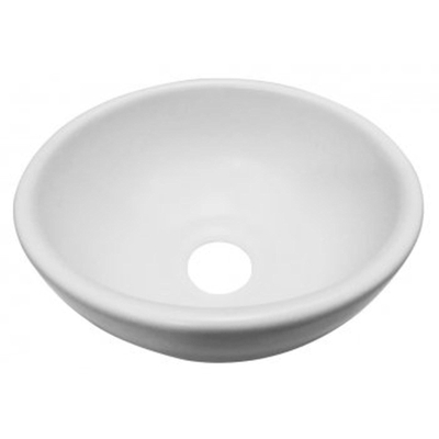 Wiesbaden Consilio waskom rond 20 x 9 cm keramiek mat wit