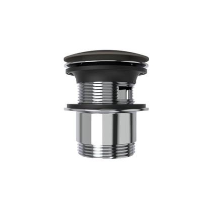 Arcqua pop-up waste - bad - 1 1/2 met overloop - mat quartz grijs