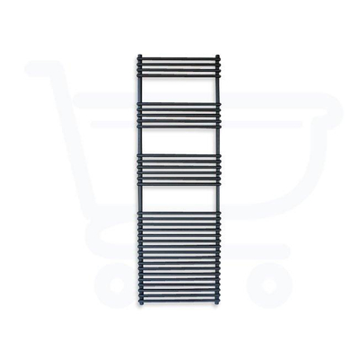 Sanicare TubeOnTube designradiator 180x60cm zwart mat