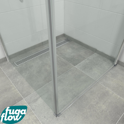 FugaFlow Efficiente Vetro Douchecabine - 1 draaideur - Zijwand - 90x90x200cm - 6mm veiligheidsglas - anti kalk - chroom