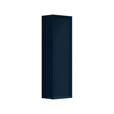 FugaFlow Eccelente Arredo Hoge Kast - 120x34.5x34.5cm - 1 deur - mat marine blauw - MDF