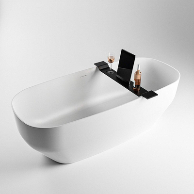 Mondiaz Easy Badplank - 12.5x86x4.2cm - Solid surface - Urban mat