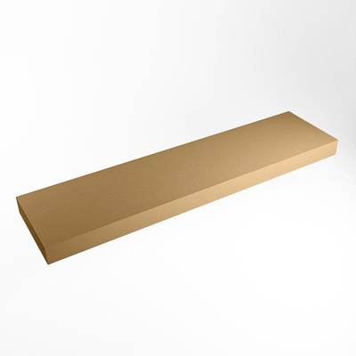 Mondiaz TOP 51 Vrijhangend Topblad - 210x51x12cm - geschikt voor waskom - Solid surface - Oro