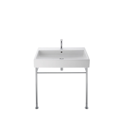 Duravit Vero Air wastafel geslepen 1 kraangat met overloop 60x47cm met WonderGliss wit