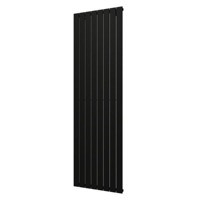 Plieger Cavallino Retto designradiator verticaal enkel middenaansluiting 2000x602mm 1332W mat zwart