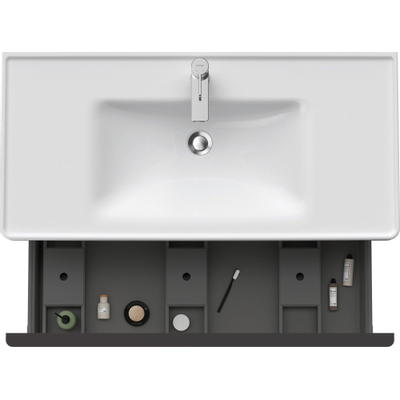 Duravit D-Neo wastafelonderkast 98.4x44x45.2cm 1 lade met softclose wit Hoogglans