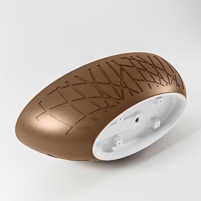 MONDIAZ HOLM Vrijstaand bad - 180x85cm - rust