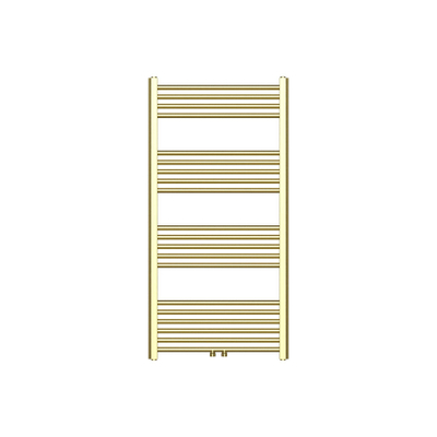 Belrad Handdoekradiator - middenaansluiting - 1200X600mm - 414Watt - Goud