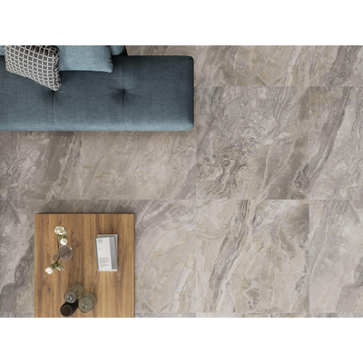 Cifre Ceramica Luxury wand- en vloertegel - 60x60cm - Natuursteen look - Beige glans (beige)