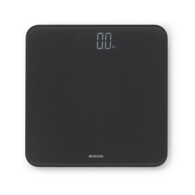 Brabantia ReNew personenweegschaal tot 180kg op batterijen Dark Grey