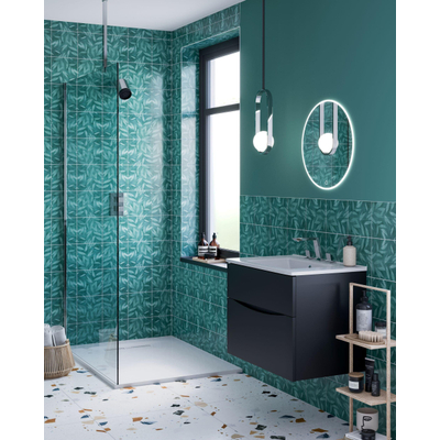 Crosswater Lazo Wastafelkraan - 3-Gats - opbouw - chroom