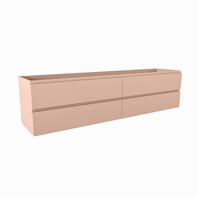 Mondiaz HAY wastafelonderkast - 200x45x50cm - 4 lades - softclose - Rosee