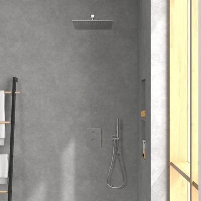 Villeroy & Boch Universal Showers hoofddouche - 35cm - vierkant - chroom