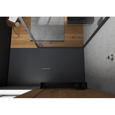 Villeroy & Boch Squaro infinity douchevloer 170x90cm anthracite