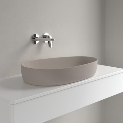 Villeroy & Boch Antao Opzetwastafel - 65 x 40 x 14.6 cm - Almond CeramicPlus - zonder overloop