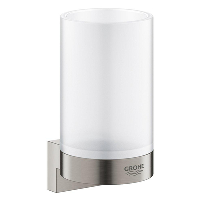 GROHE Selection wandhouder t.b.v. glas en zeepdispenser supersteel