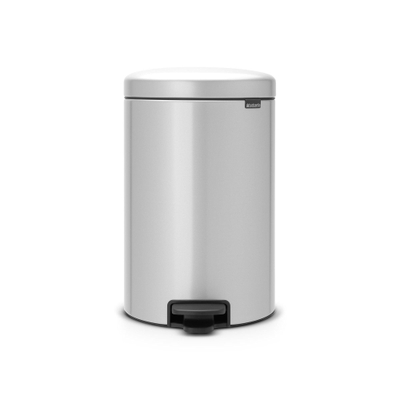 Brabantia NewIcon Pedaalemmer - 20 liter - kunststof binnenemmer - metallic grey