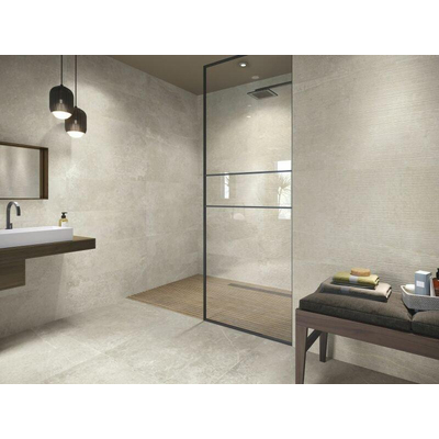 Baldocer Ceramica Zermatt wandtegel - 30x90cm - Rechthoek - 10.5mm - gerectificeerd - Marmerlook - Natural