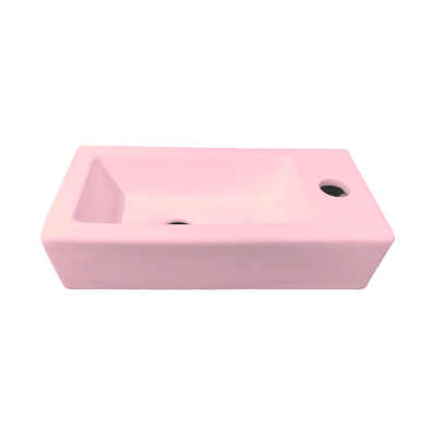 Best Design farnetta fontein rechts 37 x 18 x 9 cm mat-lichtroze lichtroze mat