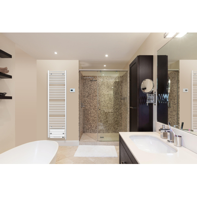 Stelrad Dahlia E-Vento elektrische radiator - 140x60cm - 1850watt - met blower - zonder bevestigingsset OUTLETSTORE