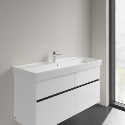 Villeroy & Boch Collaro meubelwastafel 120x47cm met overloop 1 kraangat ceramic+ stone white