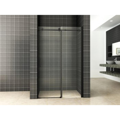 Wiesbaden Slide nis schuifdeur 1200 x 2000 x 8 mm nano helder glas/mat zwart