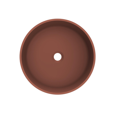 Arcqua Case waskom - rond - 40cm - mat terracotta